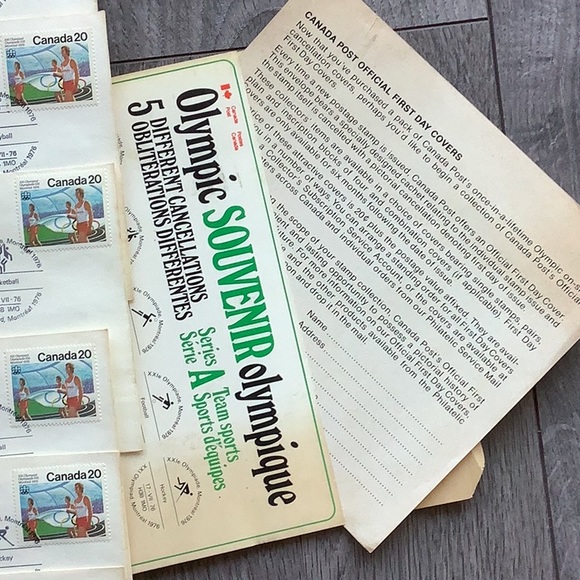 76 Montreal Olympics Team Sports Stamps, 21st Olympic Games, Souvenir, Ephemera - Picture 4 of 7
